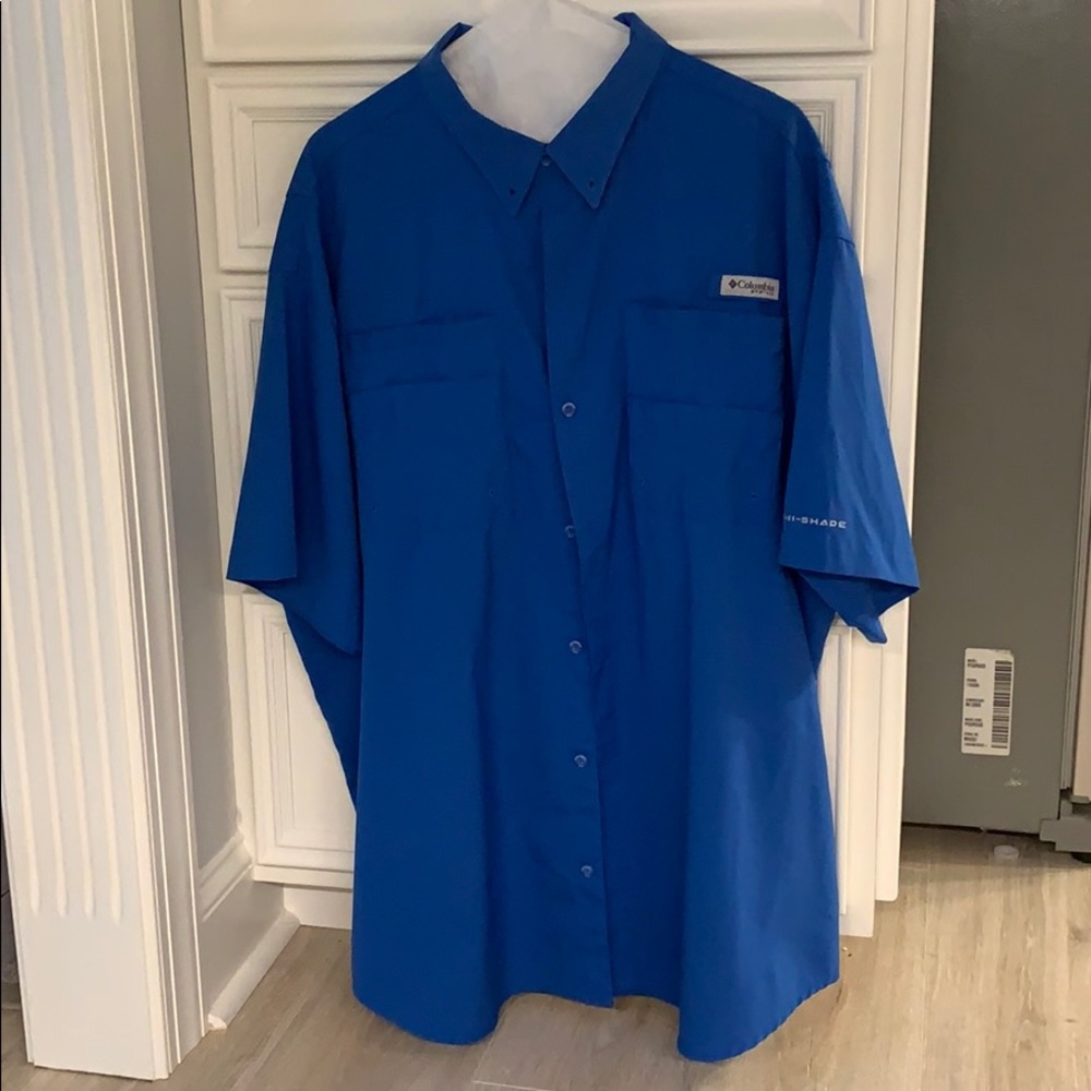 MENS COLUMBIA OMNI SHADE SHIRT XXL